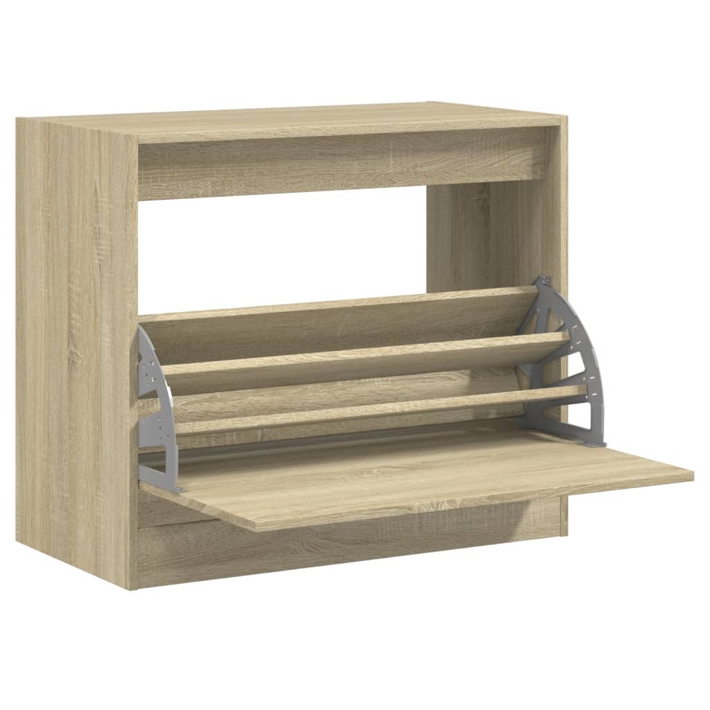 skoreol 80x42x69 cm konstrueret træ sonoma-eg