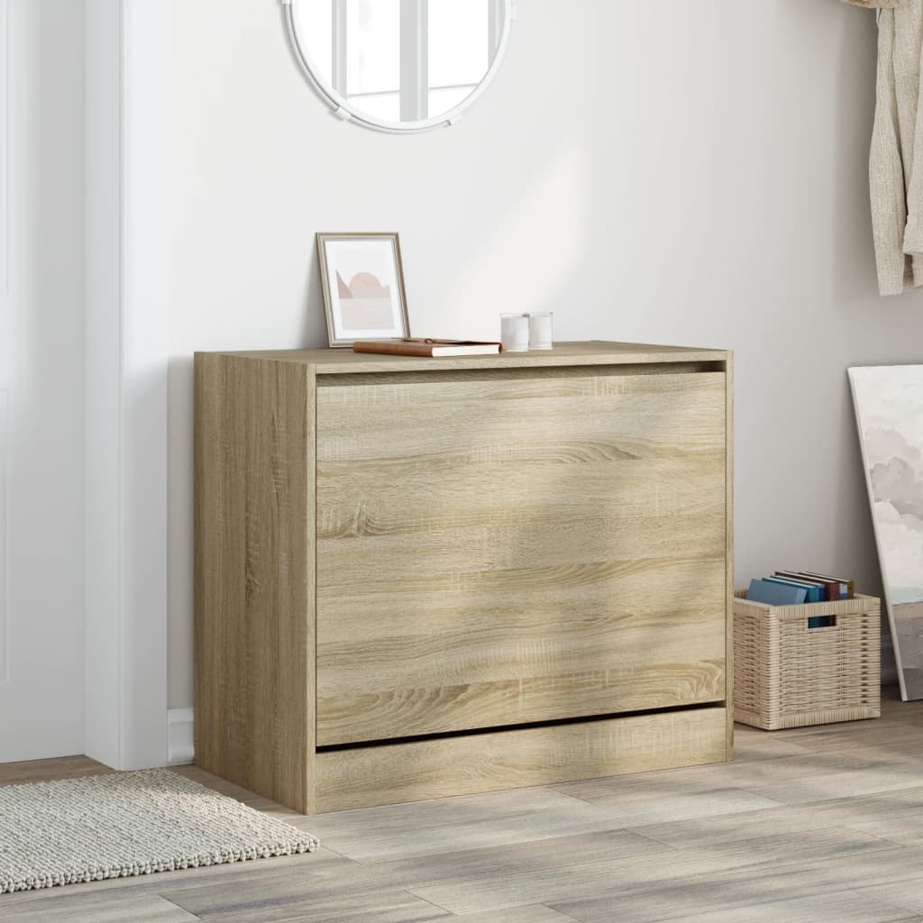 skoreol 80x42x69 cm konstrueret træ sonoma-eg