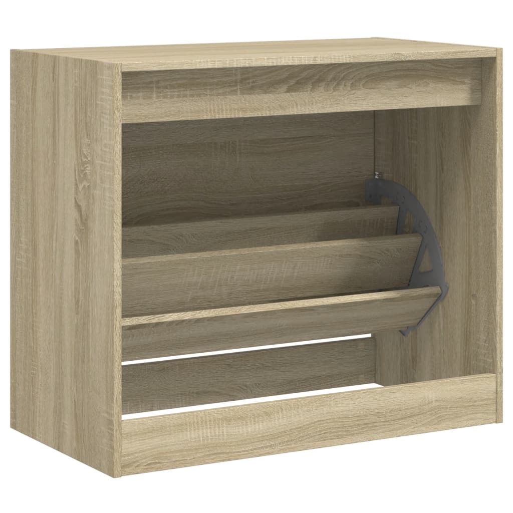 skoreol 80x42x69 cm konstrueret træ sonoma-eg