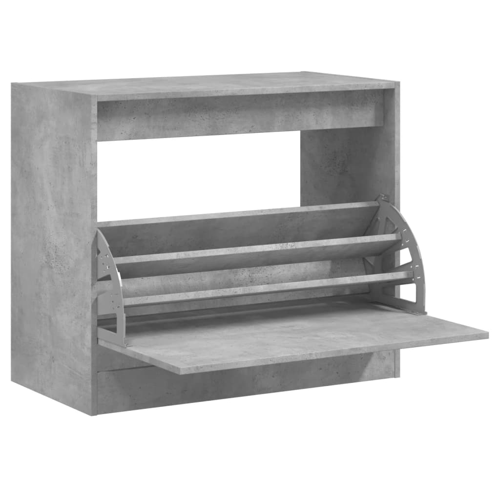skoreol 80x42x69 cm konstrueret træ betongrå