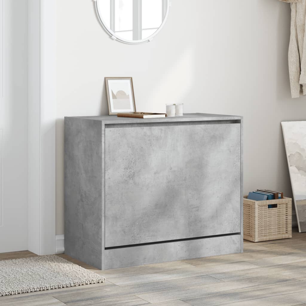 skoreol 80x42x69 cm konstrueret træ betongrå