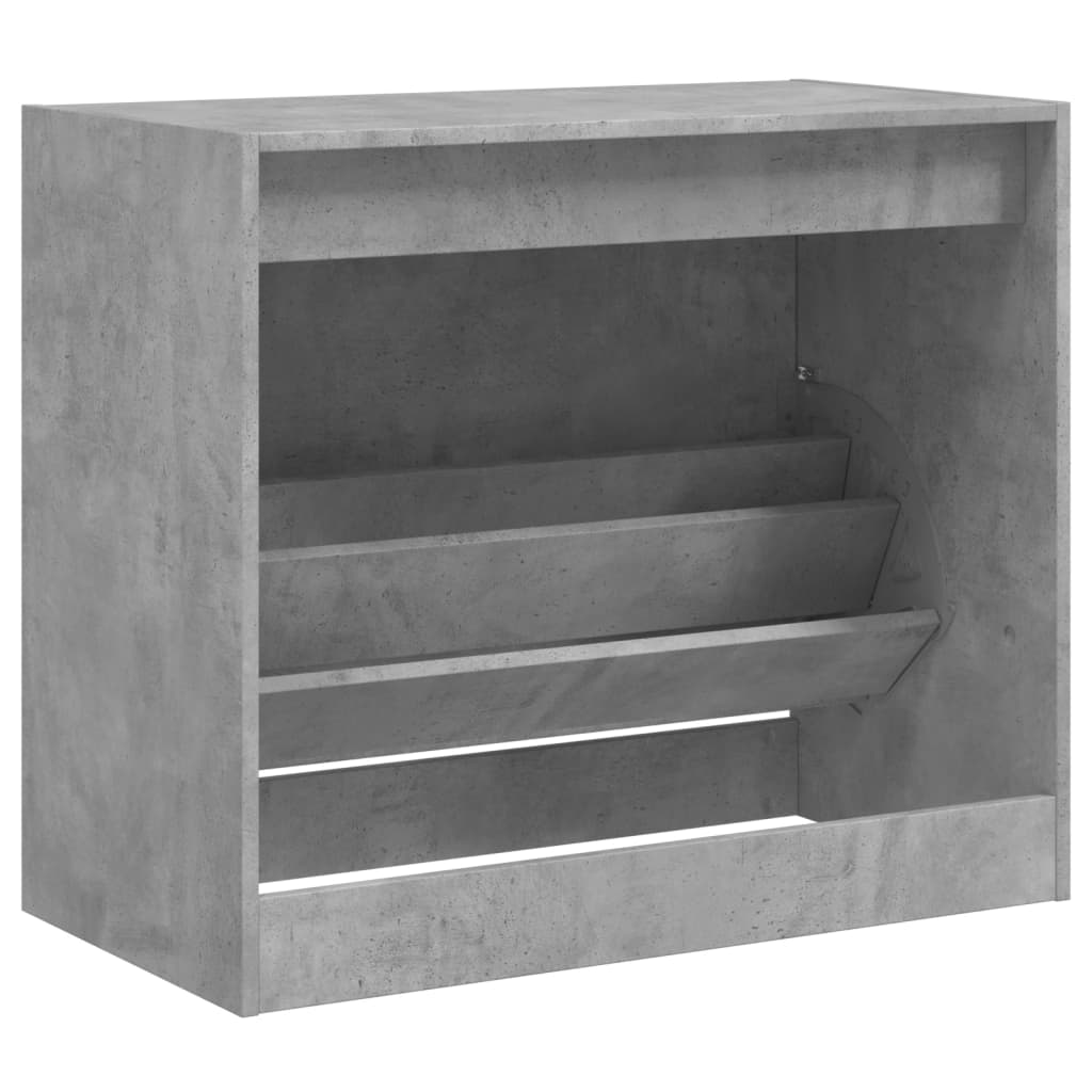 skoreol 80x42x69 cm konstrueret træ betongrå