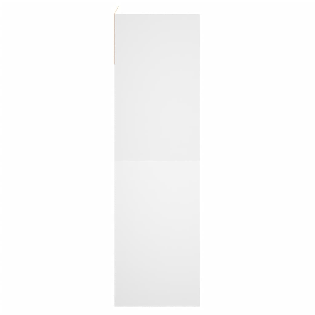 skoreol 60x34x116 cm konstrueret træ hvid