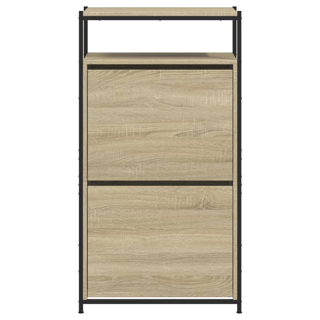 skoreol 60x34x112 cm konstrueret træ sonoma-eg