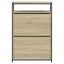 skoreol 75x34x112 cm konstrueret træ sonoma-eg