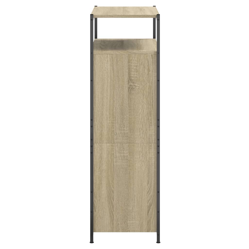 skoreol 75x34x112 cm konstrueret træ sonoma-eg