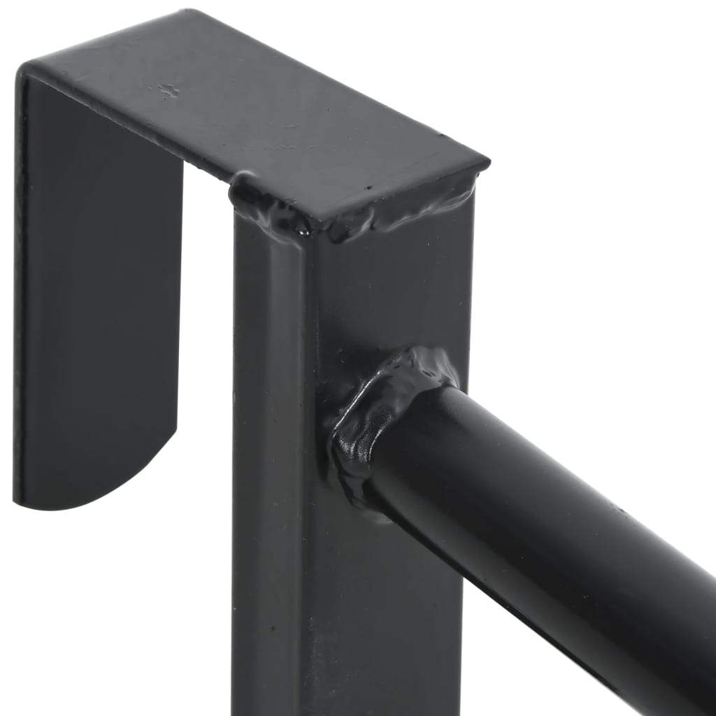 sadelholder 2 arme jern sort