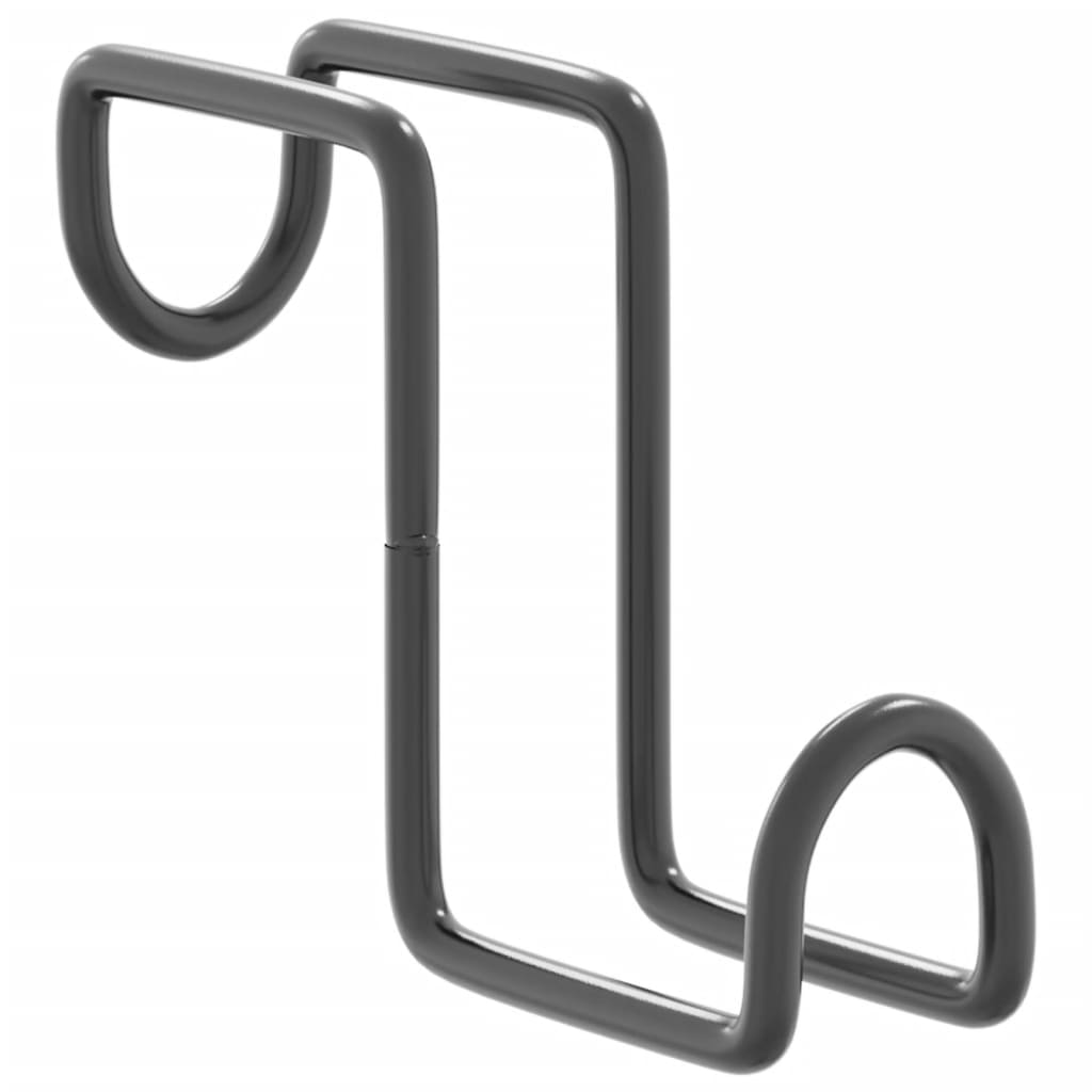 tøjleholdere 3 stk. stål sort
