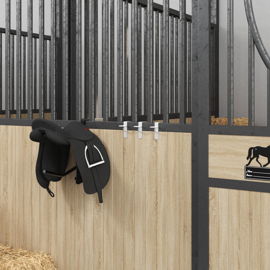 spandkroge transportable 3 stk. stål sølvfarvet