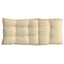 stolehynder m. høj ryg 6 stk. oxfordstof beige