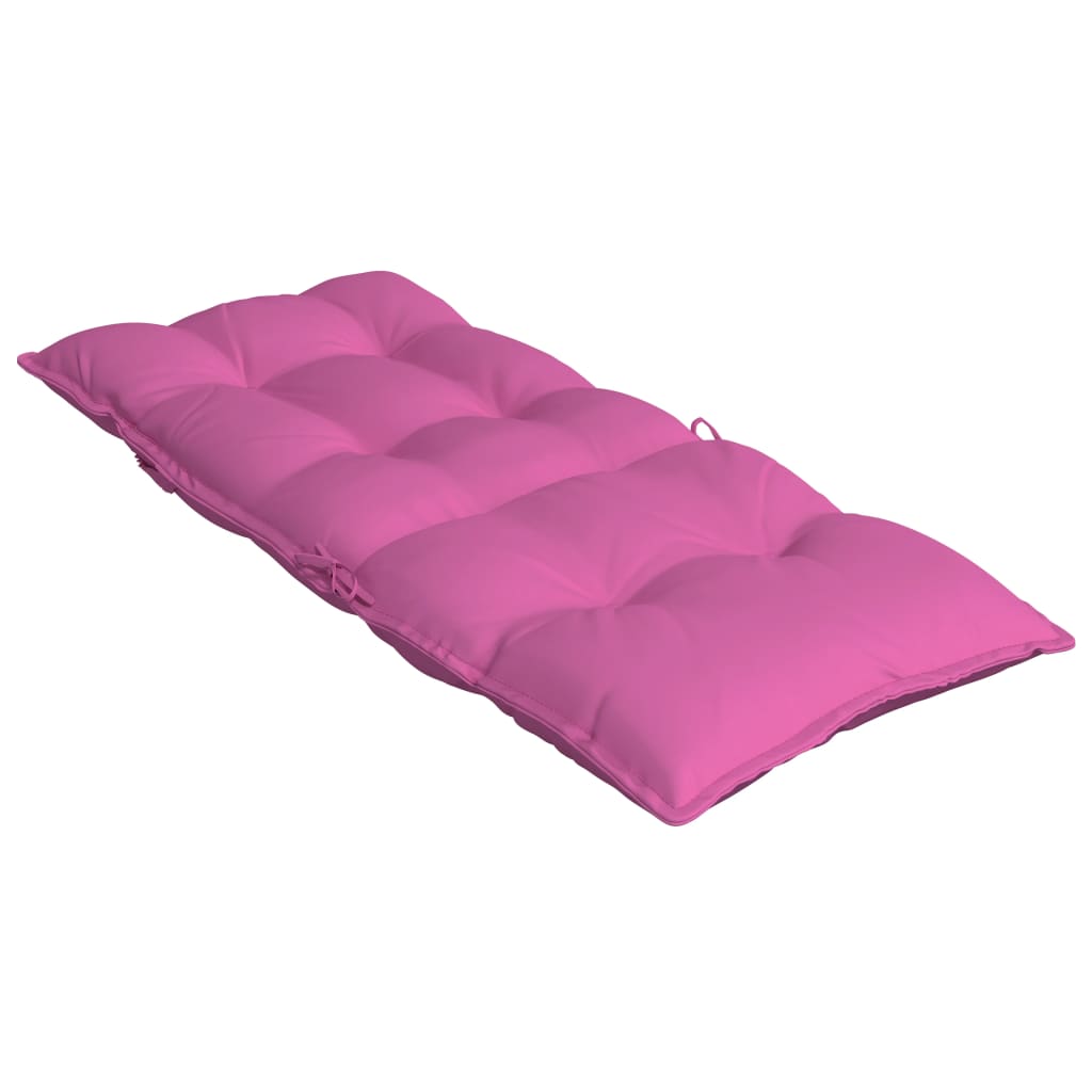 stolehynder m. høj ryg 2 stk. oxfordstof pink