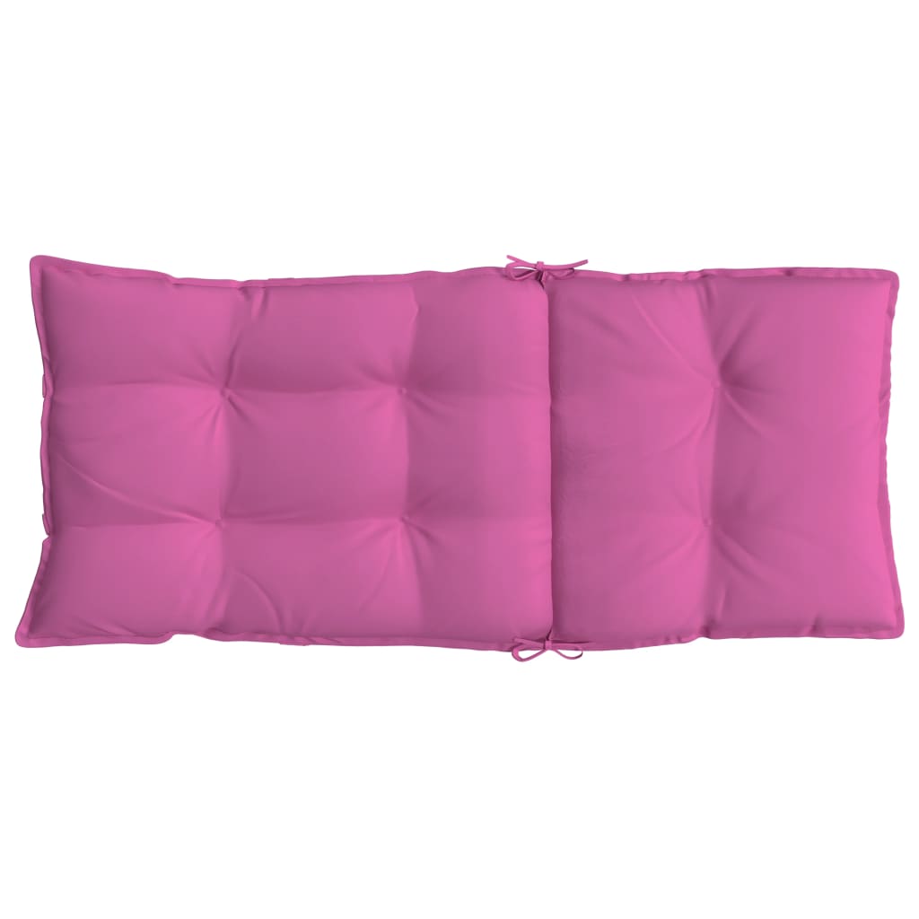 stolehynder m. høj ryg 2 stk. oxfordstof pink