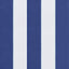 Udendørspude 6 stk. Stof Blå og Hvid Stribet 100 x 50 x 7 cm