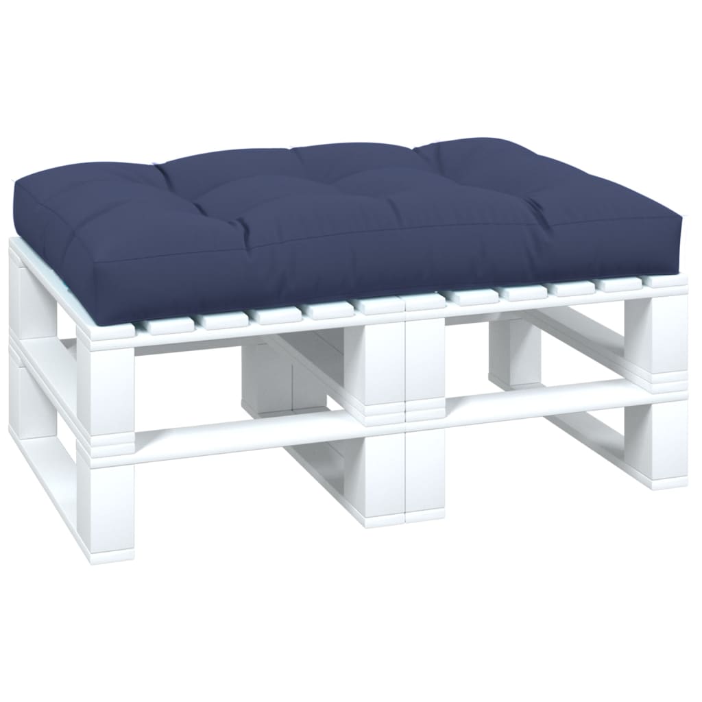 pallehynde 120x80x12 cm stof marineblå