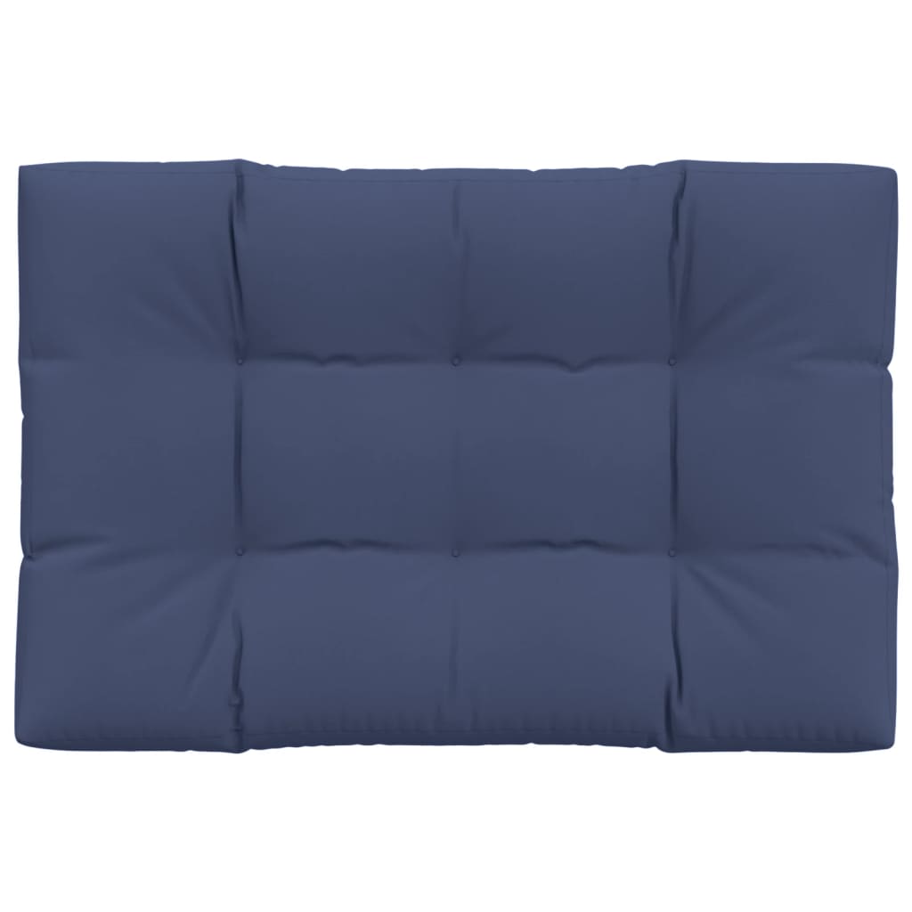 pallehynde 120x80x12 cm stof marineblå