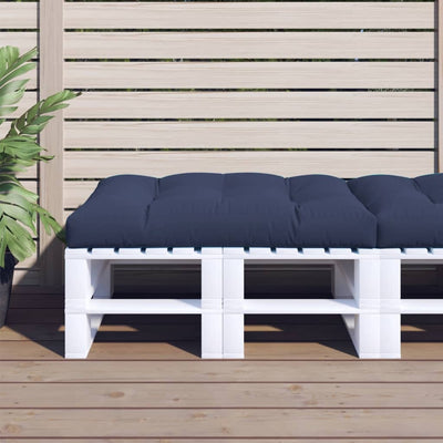 pallehynde 120x80x12 cm stof marineblå