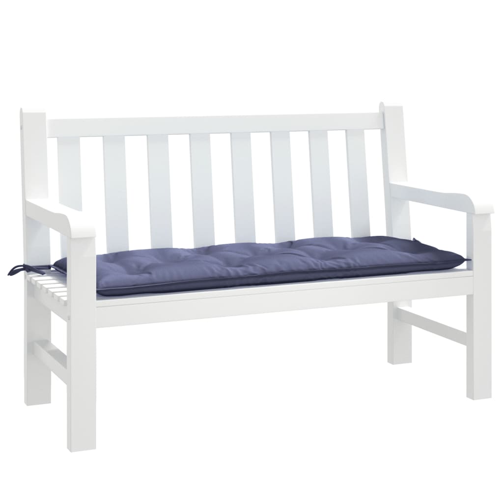 hynder til havebænk 120x50x7 cm oxfordstof marineblå