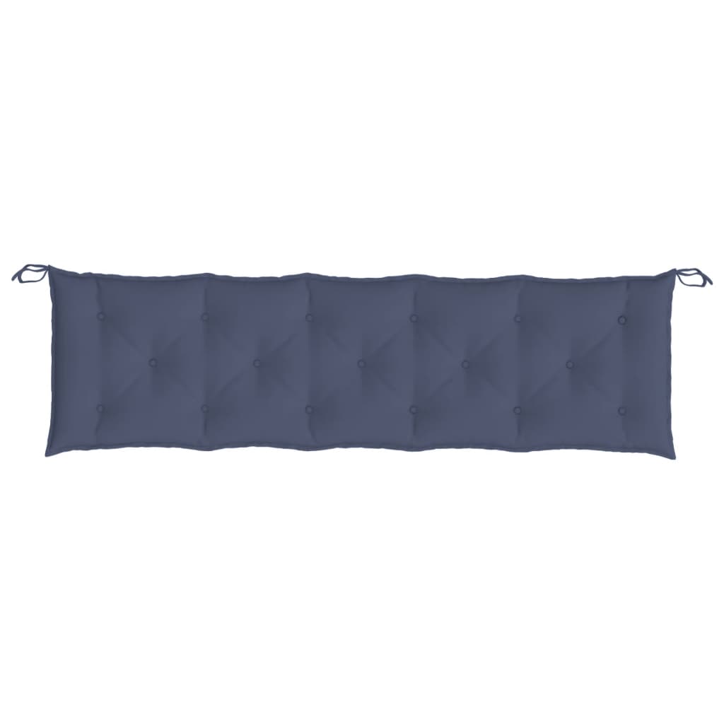 hynde til havebænk 180x50x7 cm oxfordstof marineblå