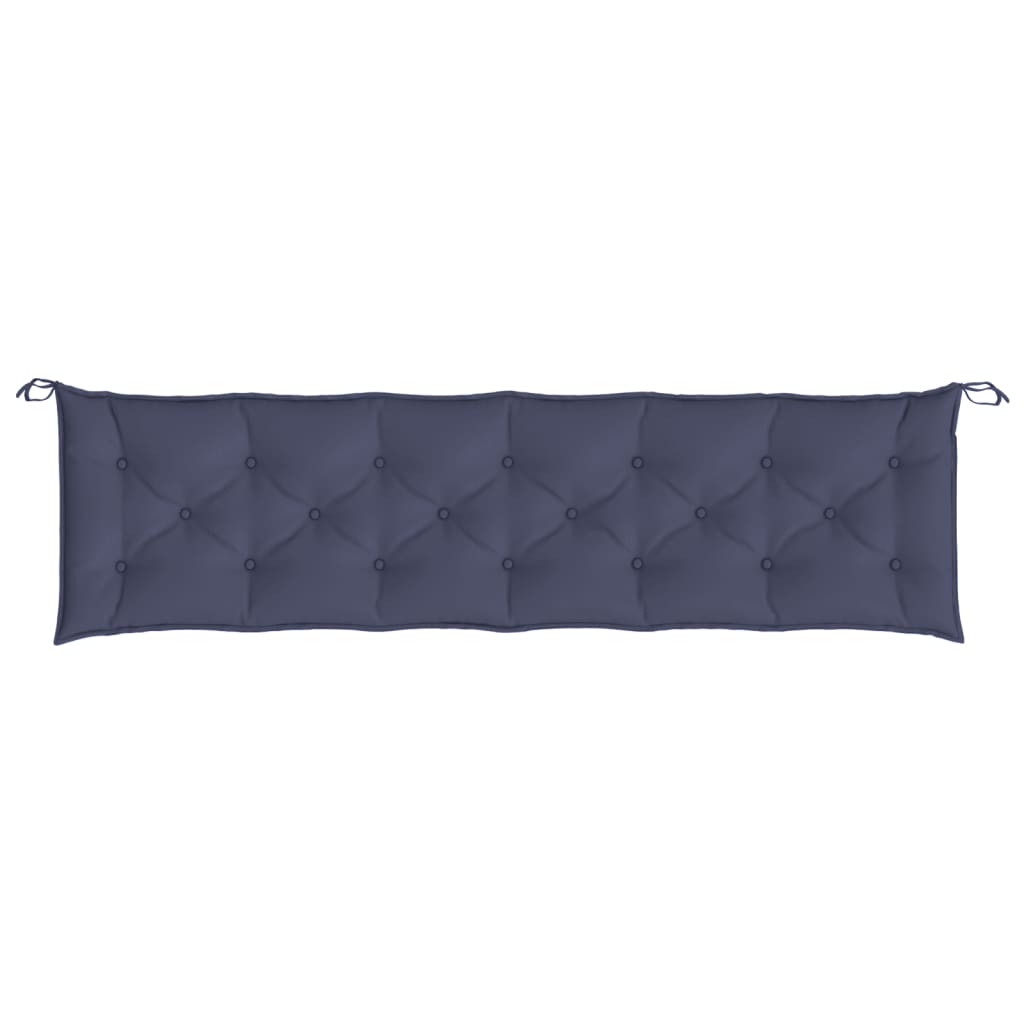 hynde til havebænk 200x50x7 cm oxfordstof marineblå