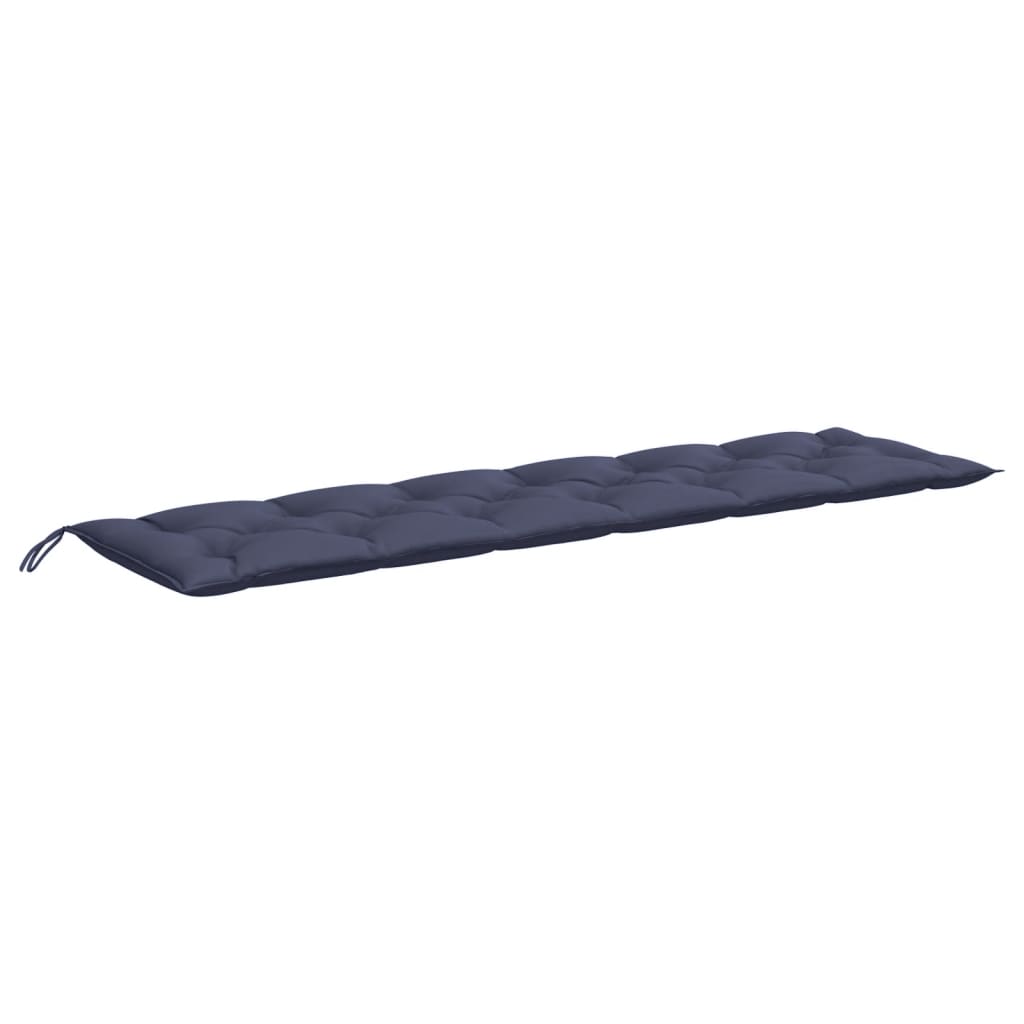 hynde til havebænk 200x50x7 cm oxfordstof marineblå