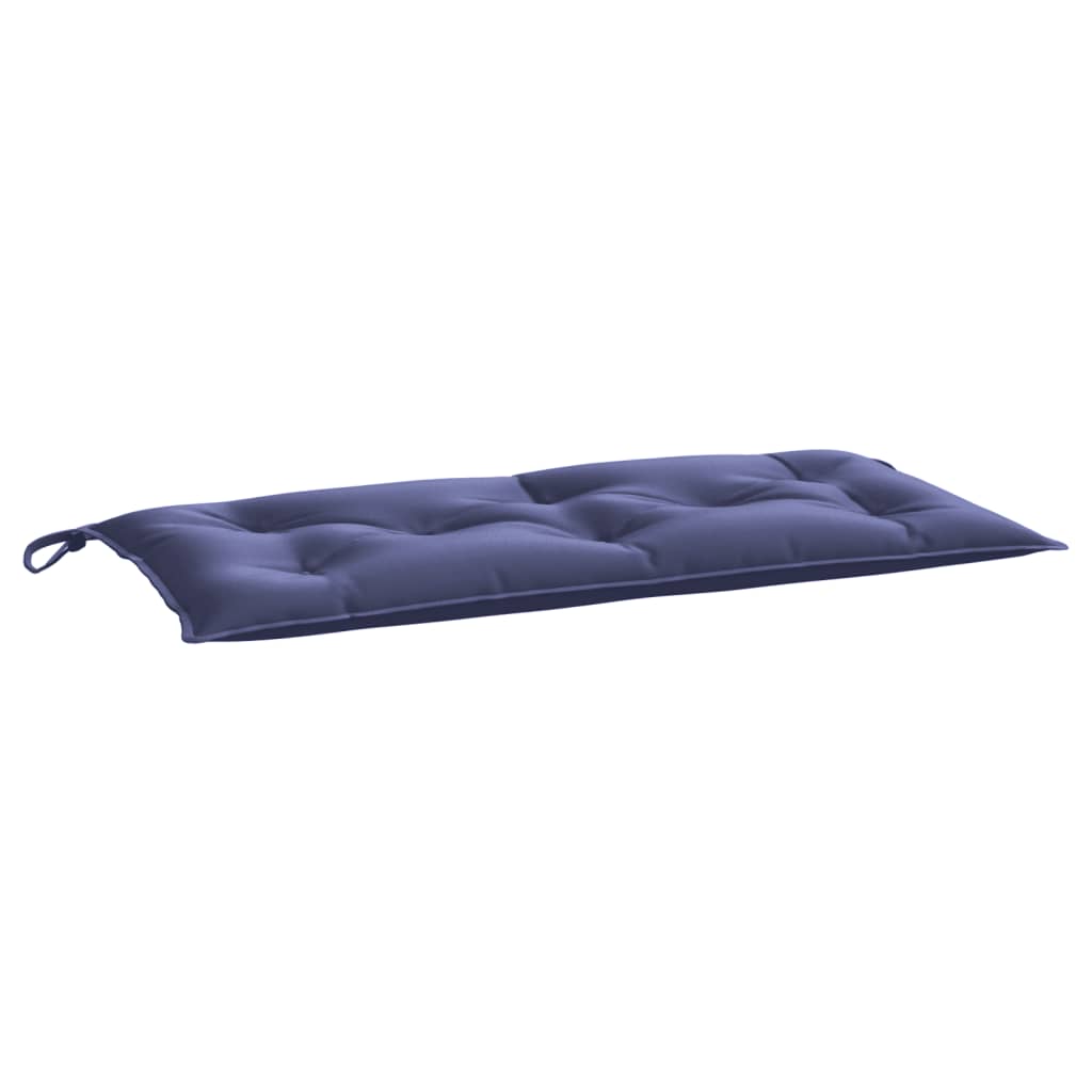 hynder til havebænk 2 stk. 100x50x7 cm oxfordstof marineblå