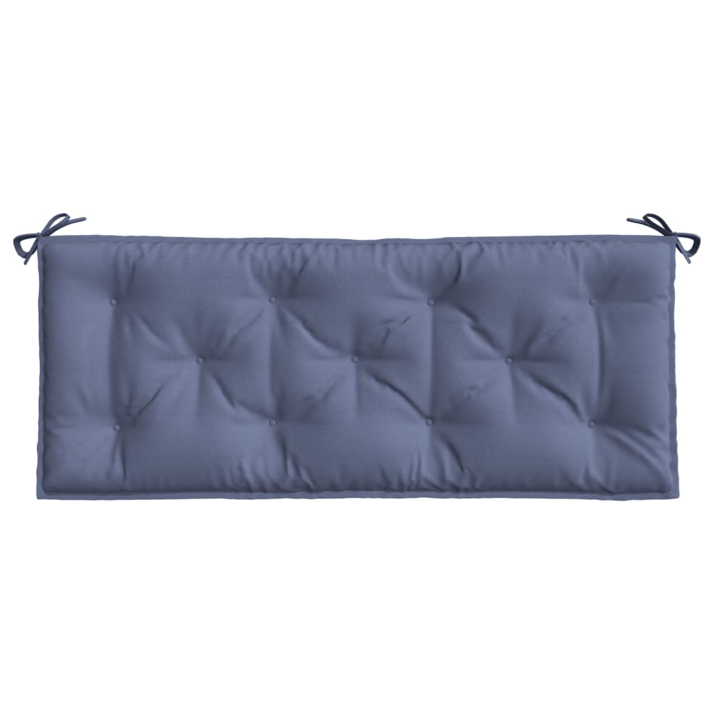 hynder til havebænk 2 stk. 120x50x7 cm oxfordstof marineblå