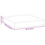 pallehynde 60x60x9,5 cm oxfordstof marineblå