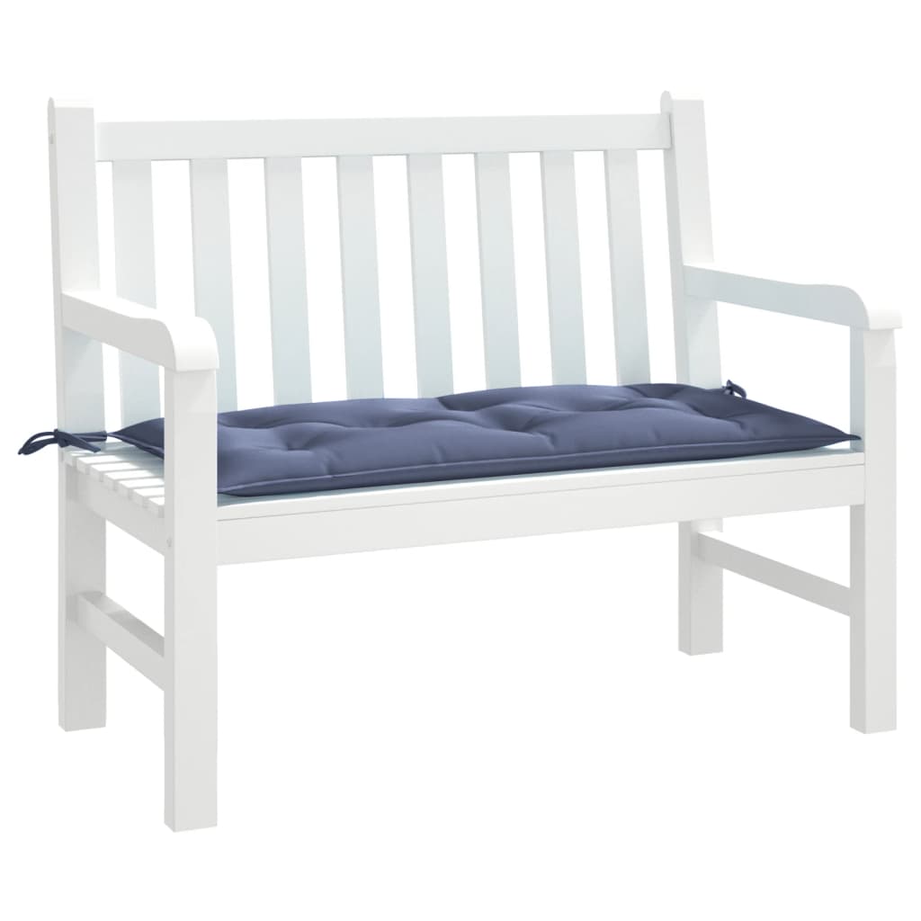 hynde til havebænk 110x50x7 cm oxfordstof marineblå