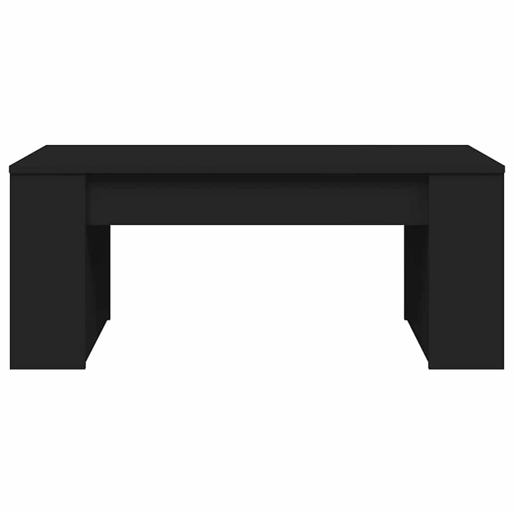 sofabord 102x55x42 cm konstrueret træ sort