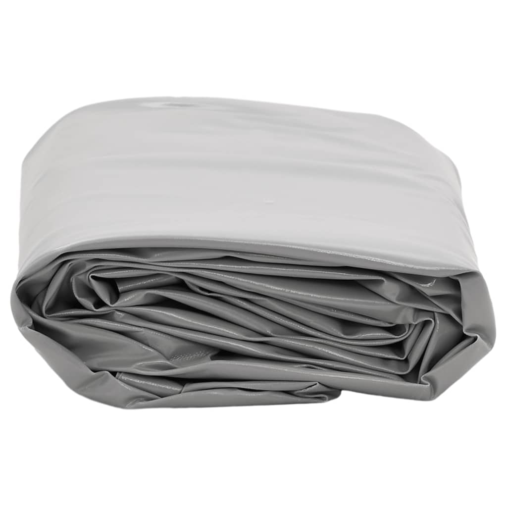 presenning 5x6 m 650 g/m² grå