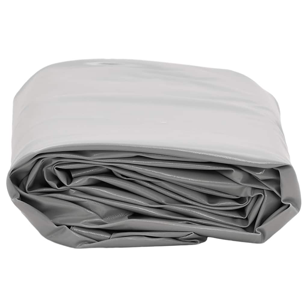 presenning 5x7 m 650 g/m² grå