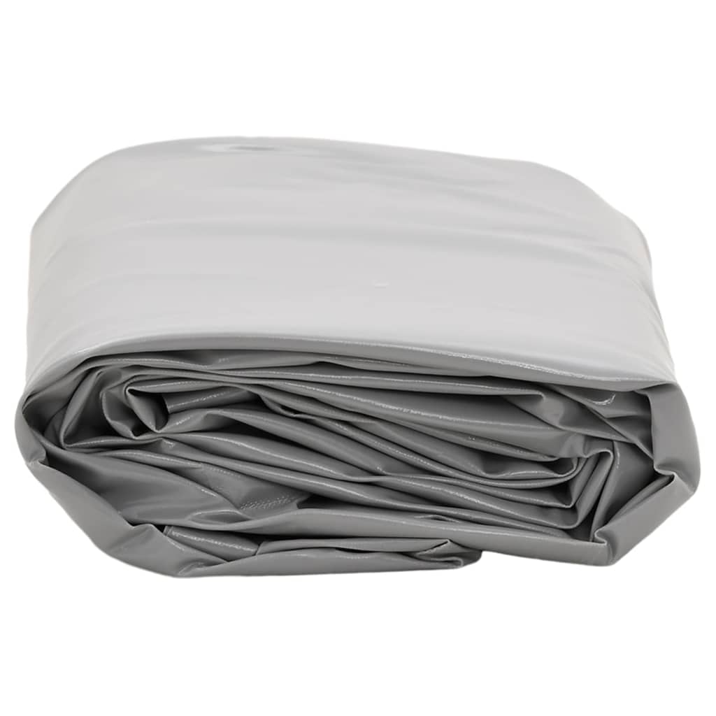 presenning 5x8 m 650 g/m² grå