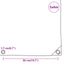 presenning 5x6 m 650 g/m² hvid
