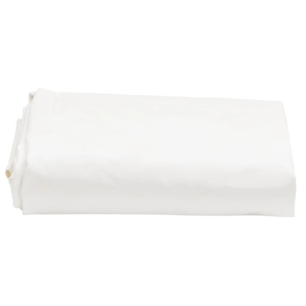 presenning 5x7 m 650 g/m² hvid
