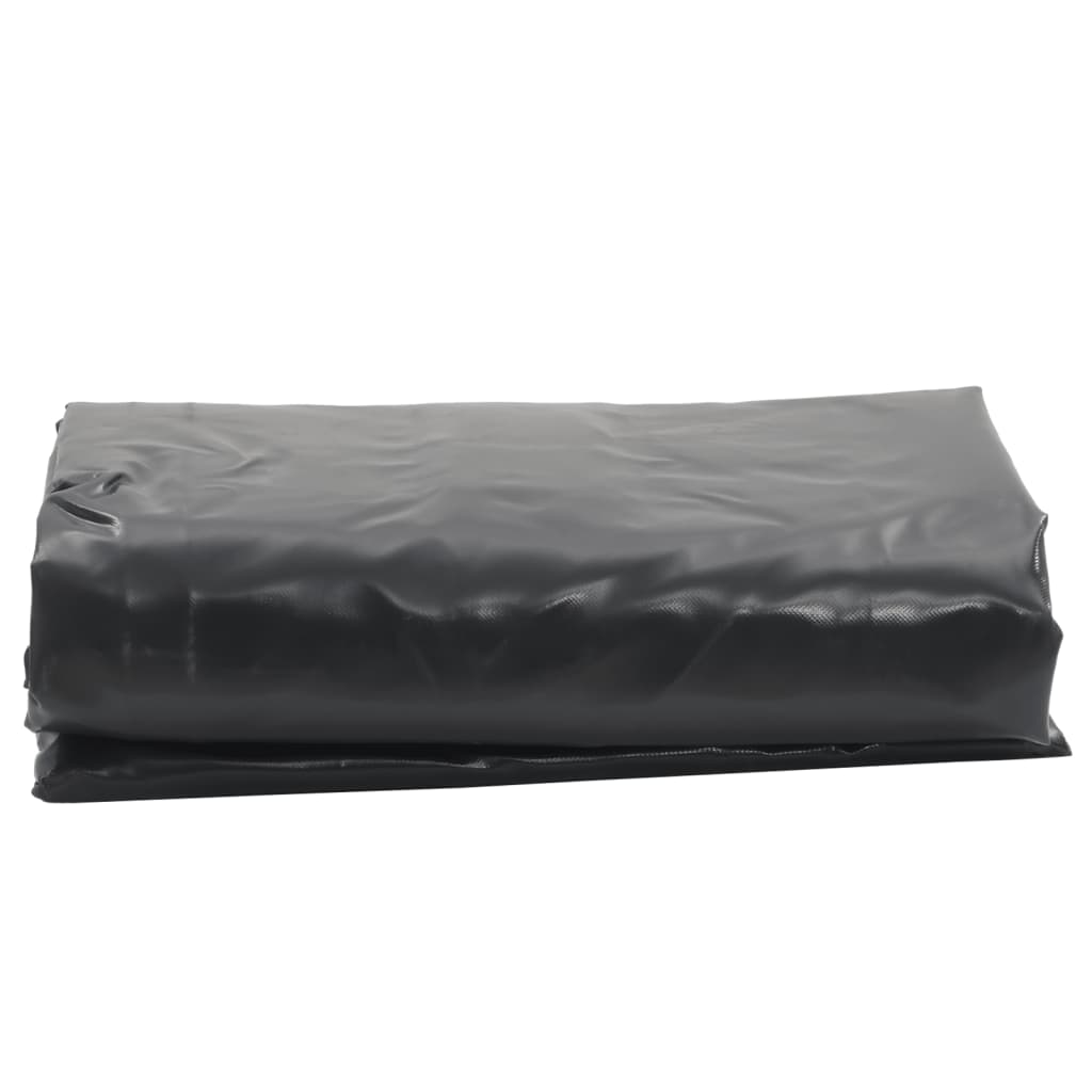 presenning 1,5x2 m 650 g/m² sort