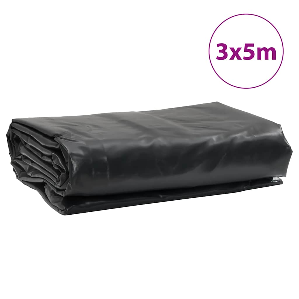 presenning 3x5 m 650 g/m² antracitgrå
