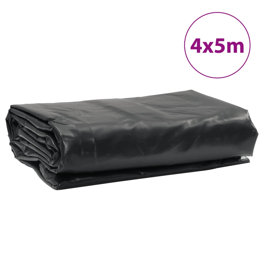 presenning 4x5 m 650 g/m² antracitgrå