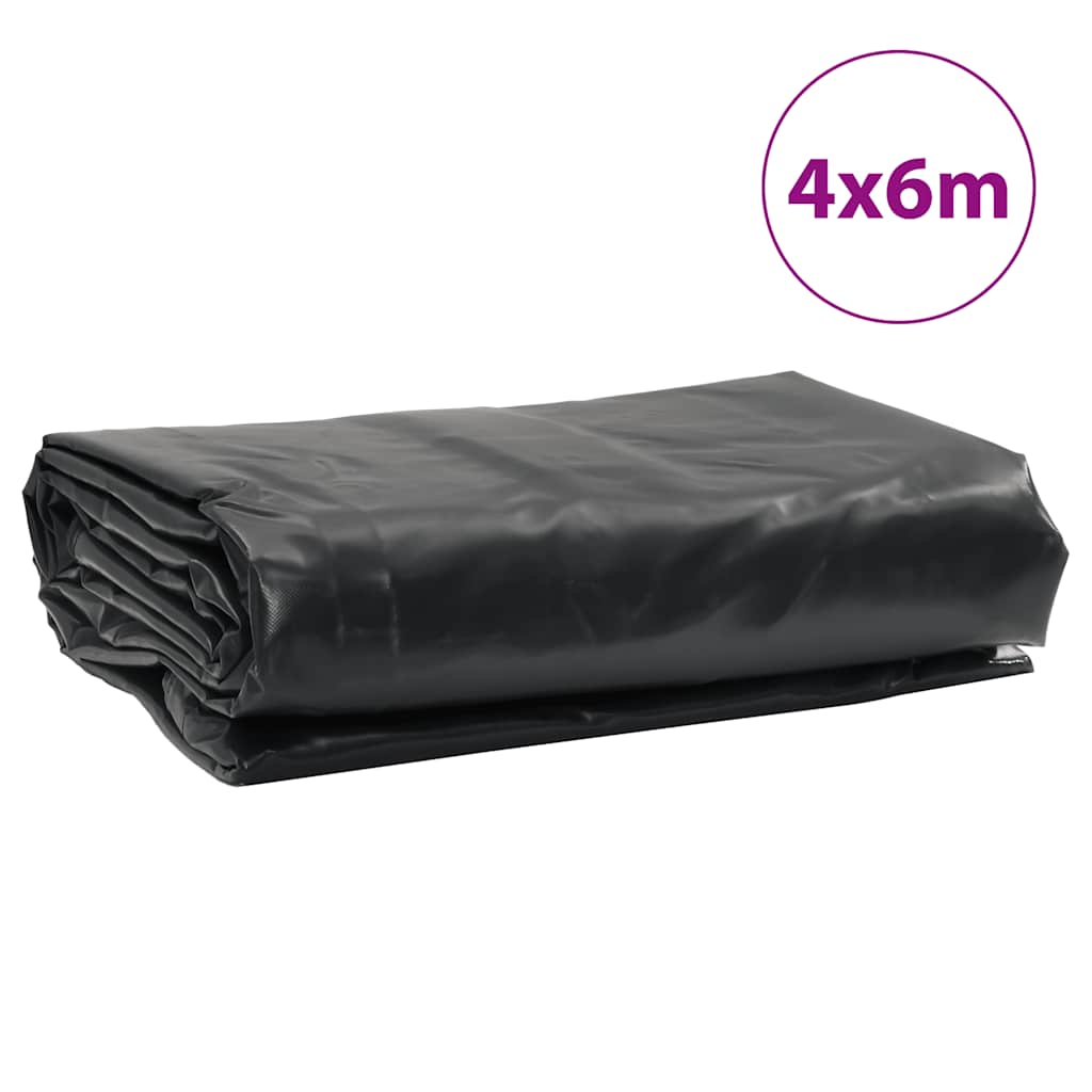 presenning 4x6 m 650 g/m² antracitgrå