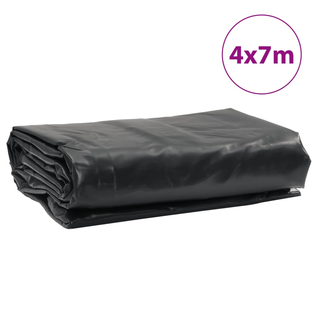 presenning 4x7 m 650 g/m² antracitgrå