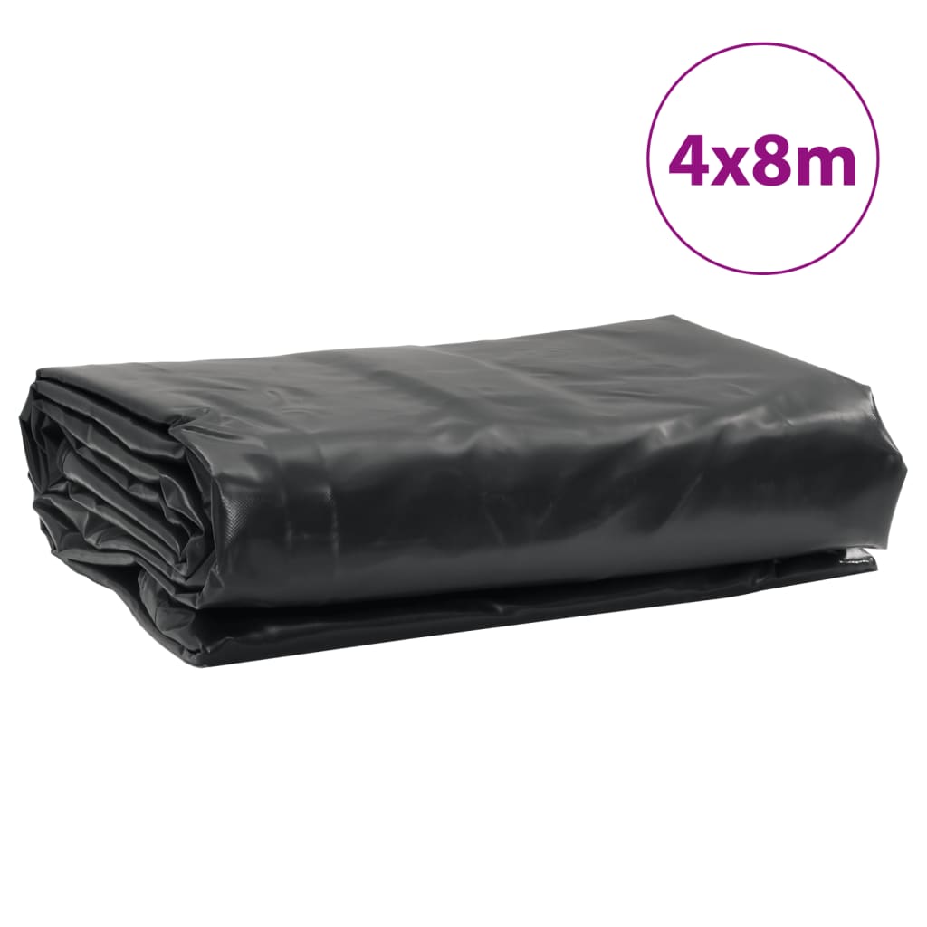 presenning 4x8 m 650 g/m² antracitgrå