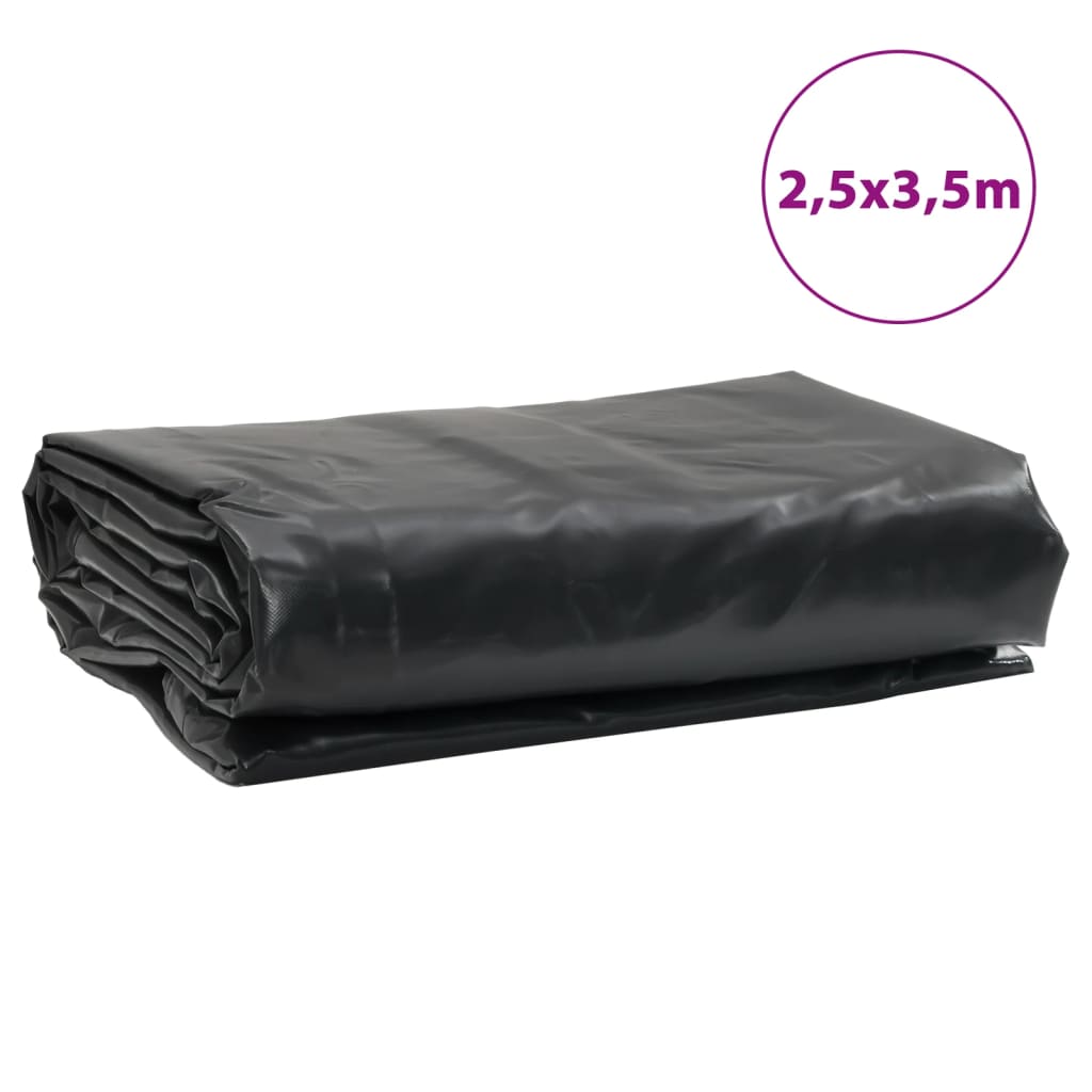 presenning 2,5x3,5 m 650 g/m² antracitgrå