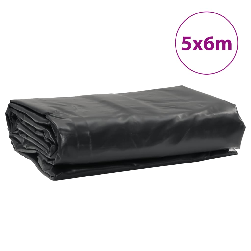 presenning 5x6 m 650 g/m² antracitgrå