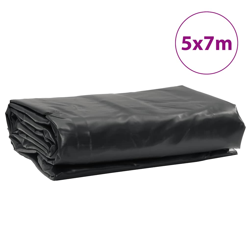 presenning 5x7 m 650 g/m² antracitgrå