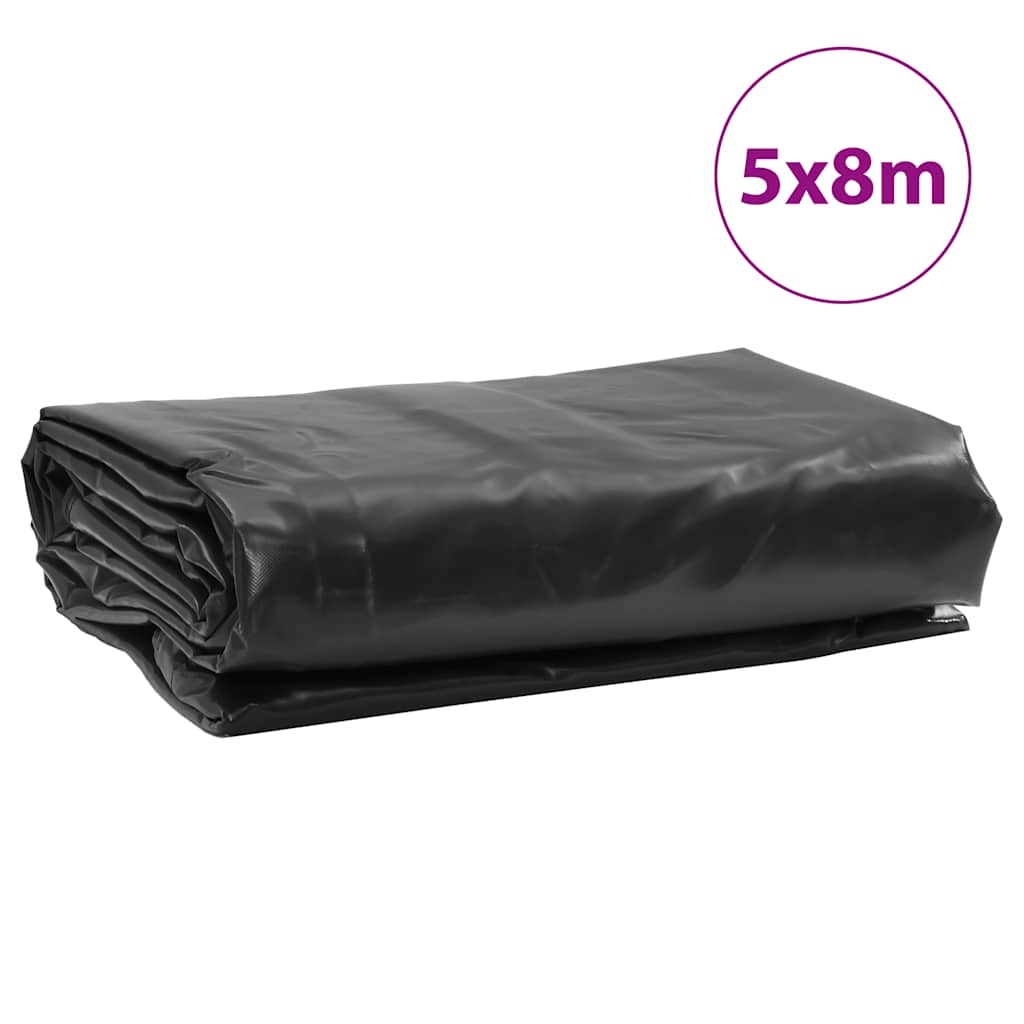 presenning 5x8 m 650 g/m² antracitgrå