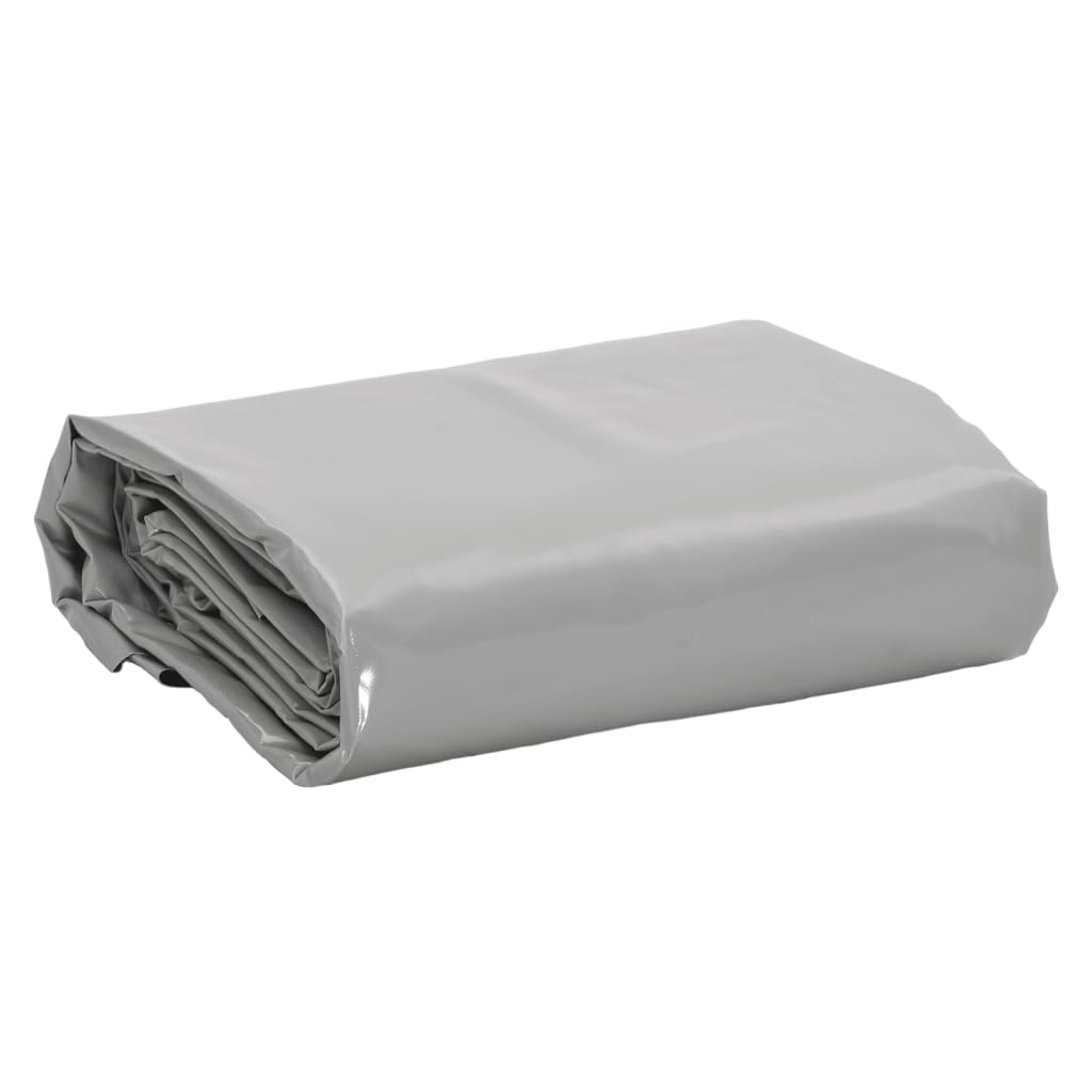 presenning 1,5x6 m 650 g/m² grå