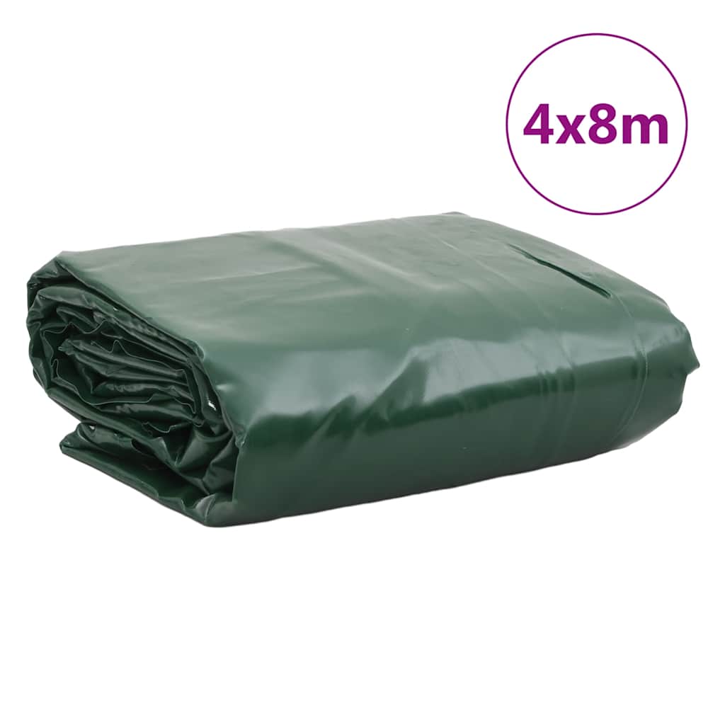 presenning 4x8 m 650 g/m² grøn