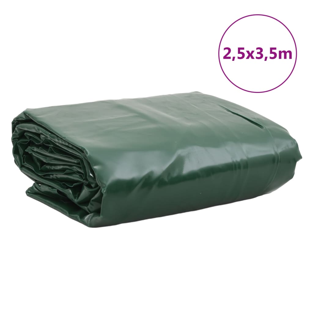 presenning 2,5x3,5 m 650 g/m² grøn