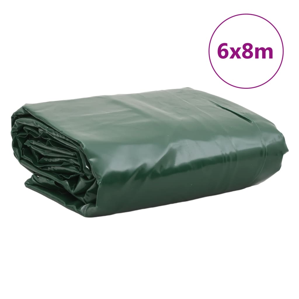 presenning 6x8 m 650 g/m² grøn