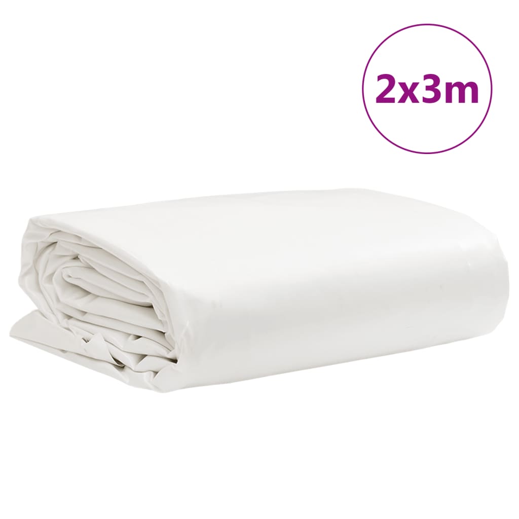 presenning 2x3 m 650 g/m² hvid