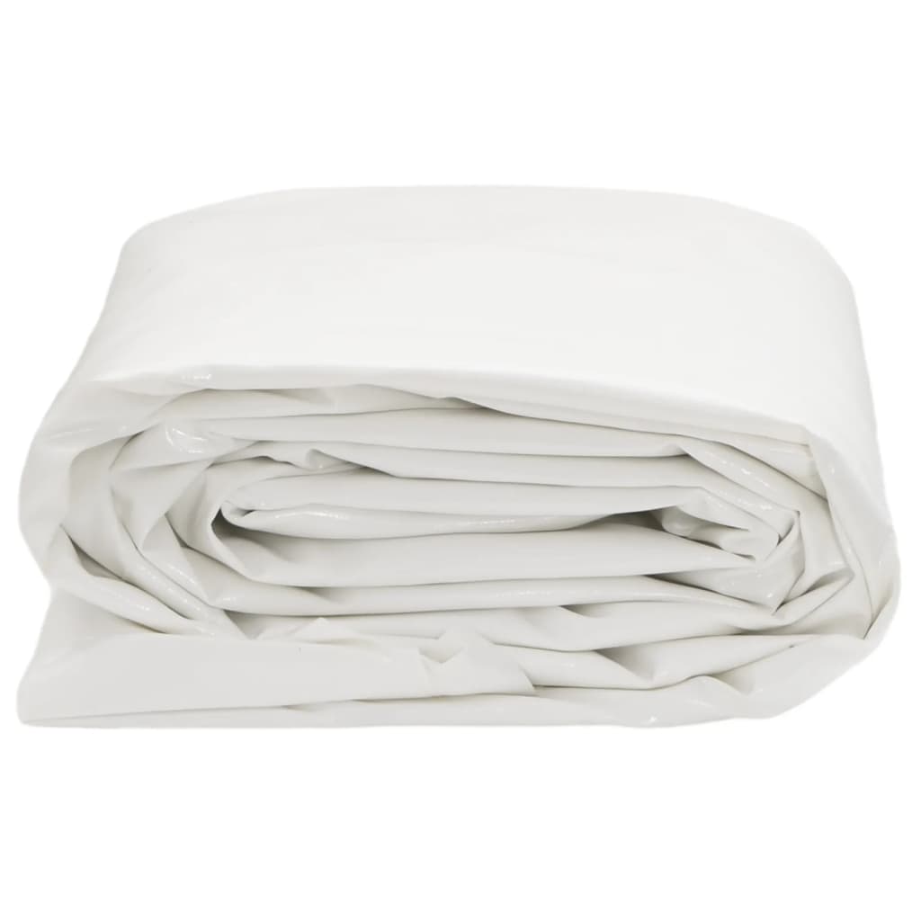 presenning 4x6 m 650 g/m² hvid